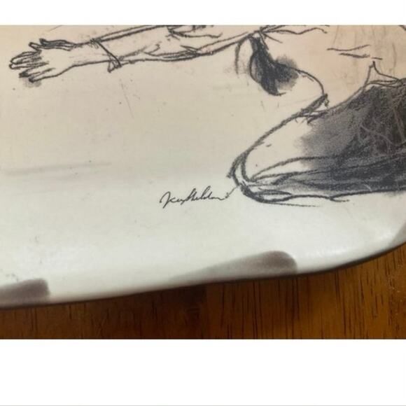 Hallmark Signed Trivet Dish By, Ken Sheldon - Picture 2 of 4